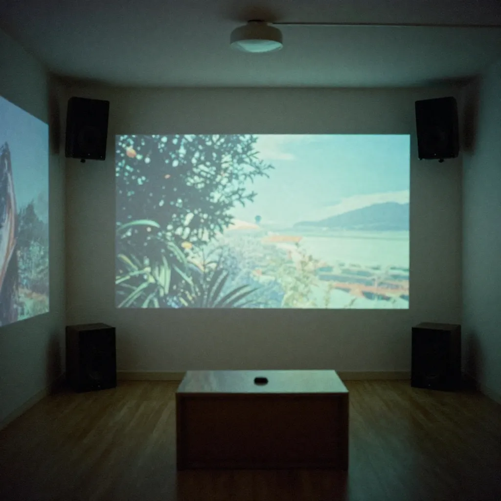 High-end audio-visual setup